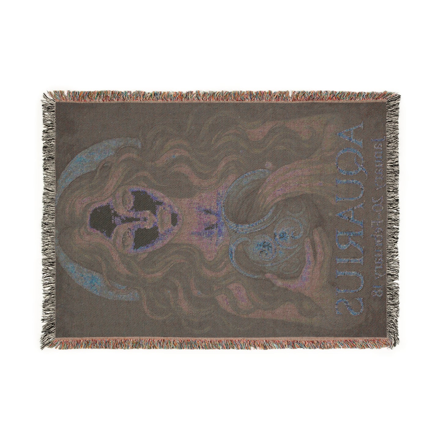 Aquarius Woven Blanket