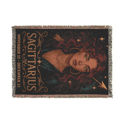 Sagittarius Woven Blanket
