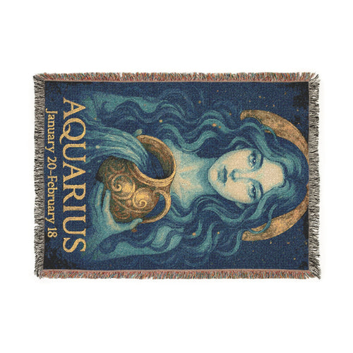 Aquarius Woven Blanket